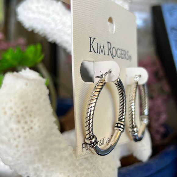Kim Rogers Fashion Earrings Silver Western $16ea / 3 for $25 - Picture 4 of 7
